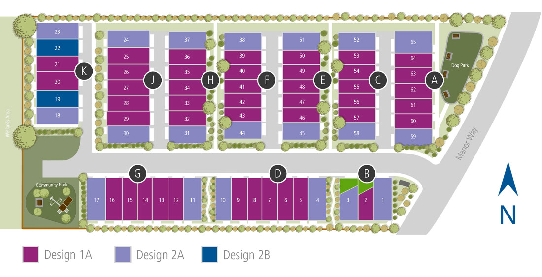 Kilbirnie Townhomes Site Map