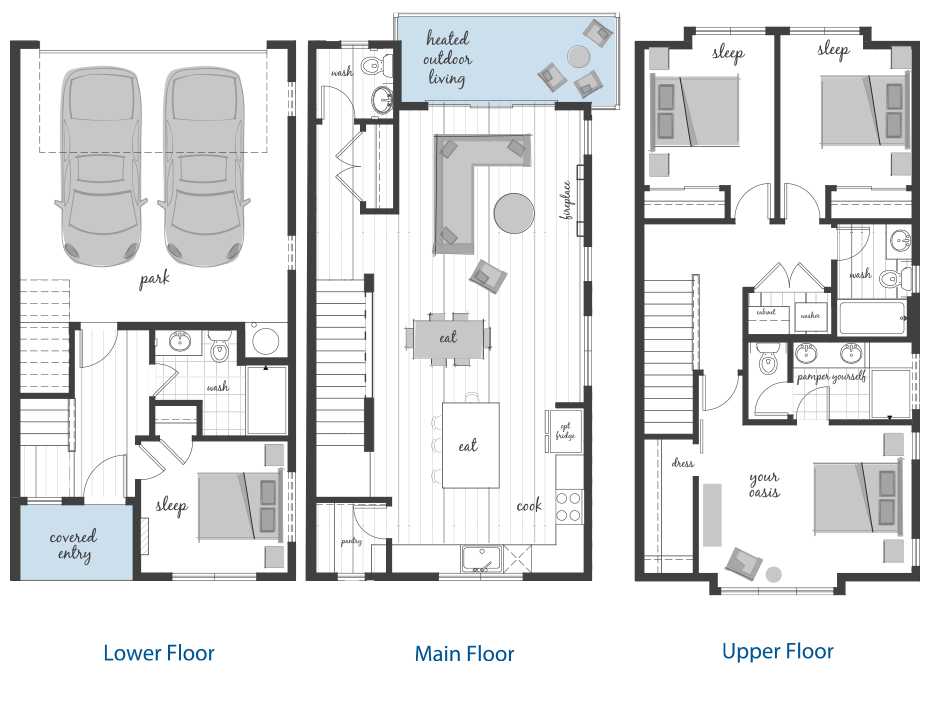 Floorplan 1825 Exterior Moray at Maltby Village