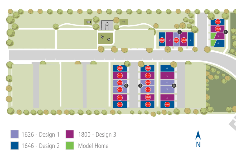 72 Bruntsfield Townhomes Site Map Lynnwood WA
