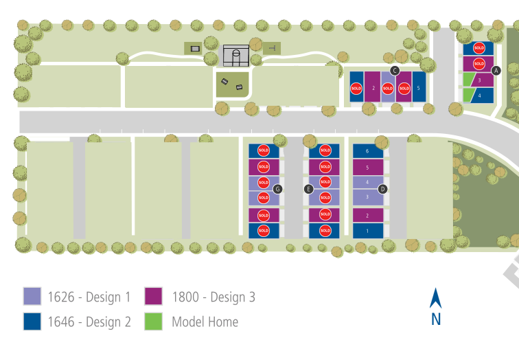 72 Bruntsfield Townhomes Site Map Lynnwood WA